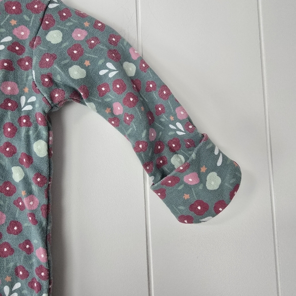Magnetic Me Footie Floral Print Size Newborn - Picture 8 of 14